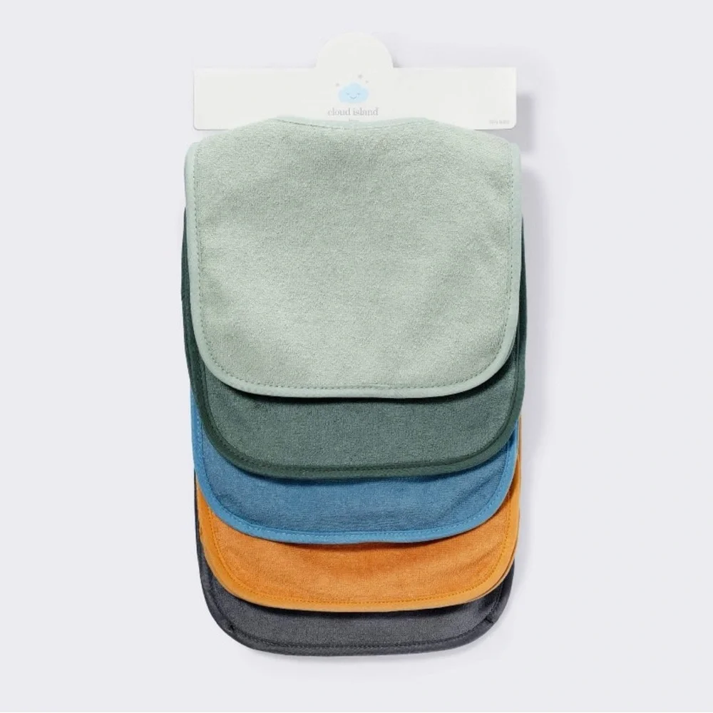 Terry Bibs Cool Pack - 10pk - Cloud Island.